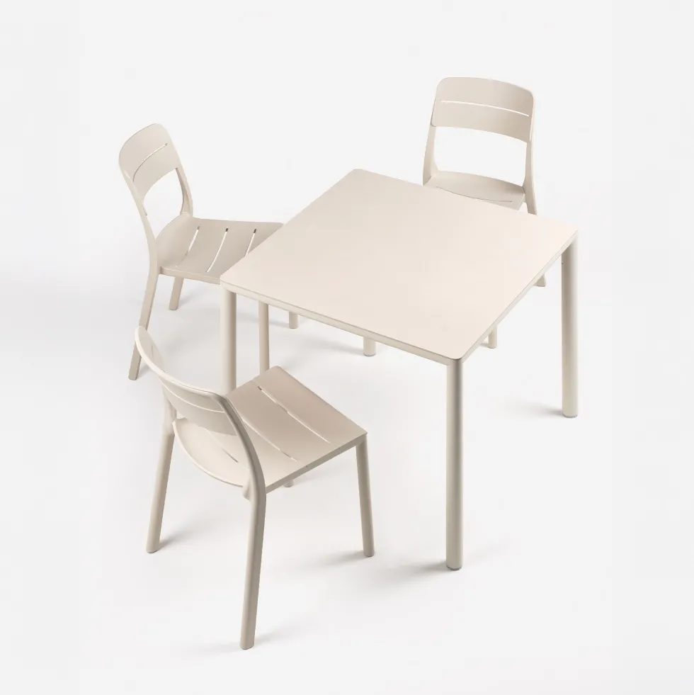 Silla de jardín Nardi CASSIA antracita con brazos