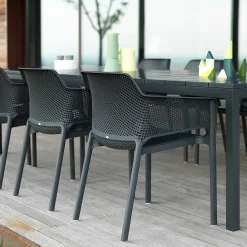 Silla de jardín Nardi NET antracita