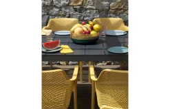 Silla de jardín Nardi NET blanco con brazos