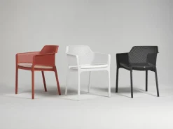 Silla de jardín Nardi NET mostaza con brazos