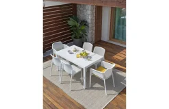 Silla de jardín Nardi NET mostaza con brazos