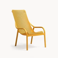 Sillón butaca de jardín Nardi NET LOUNGE mostaza