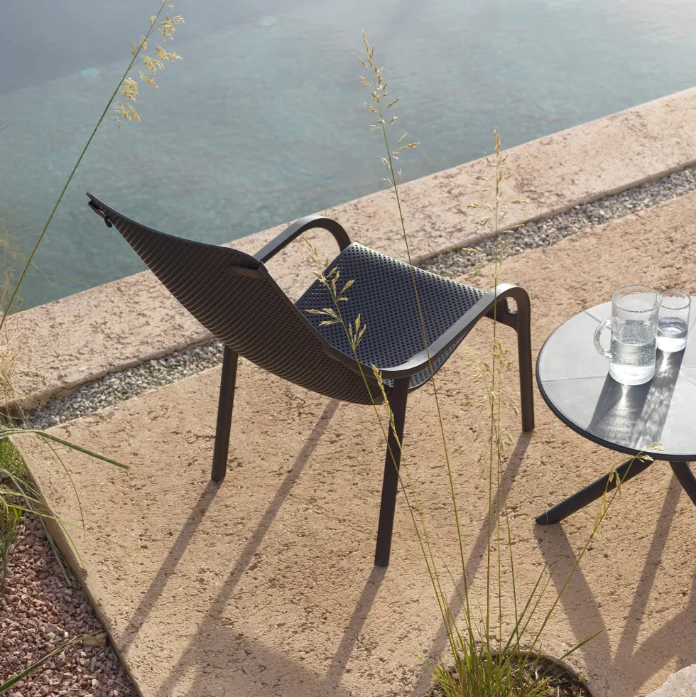 Sillón butaca de jardín Nardi NET LOUNGE antracita