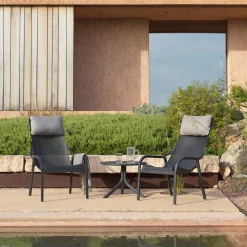 Sillón butaca de jardín Nardi NET LOUNGE antracita