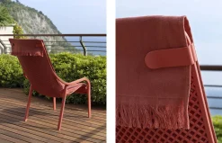 Sillón butaca de jardín Nardi NET LOUNGE verde