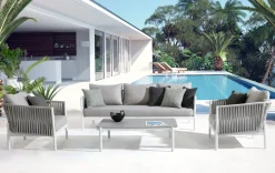 Sillón de jardín Bizzotto FLORENCIA blanco
