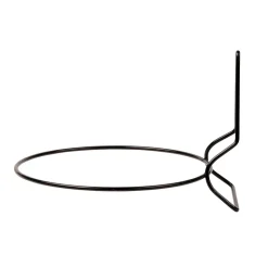 Soporte acero maceta de pared