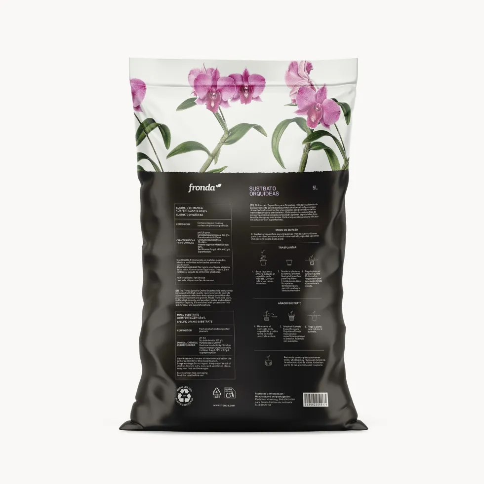 Sustrato para orquídeas Fronda