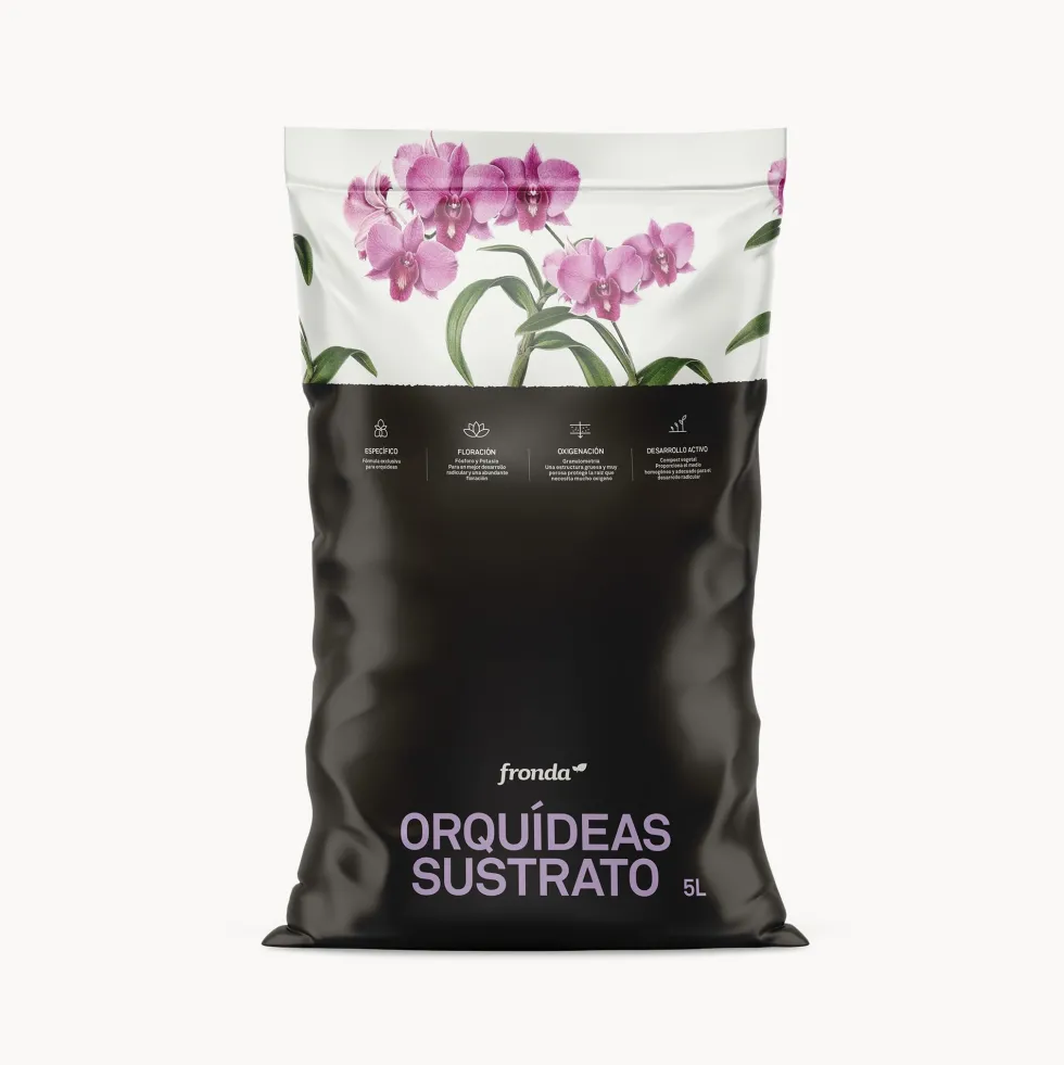 Sustrato para orquídeas Fronda