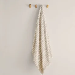 Toalla de baño de jacquard a rayas Ramed