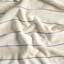 Toalla de baño de velour a rayas Meto