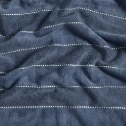 Toalla de manos de velour a rayas Meto