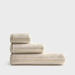 Toalla de tocador de jacquard a rayas Ramed