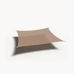 Toldo-vela de sombreo Platinum cuadrada arena
