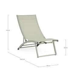 Tumbona Bizzotto TAYLOR LOUNGUE breeze