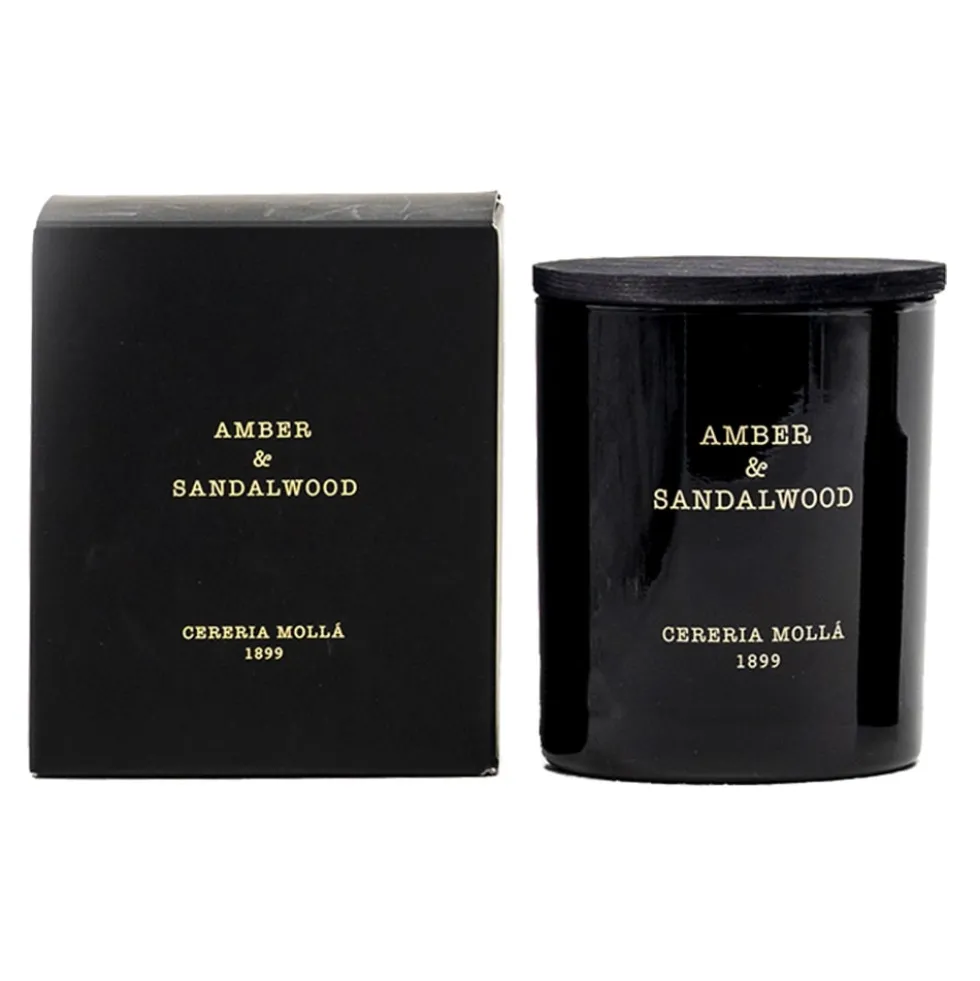 Vela perfumada Cerería Mollá Amber & Sandalwood (230 gr)
